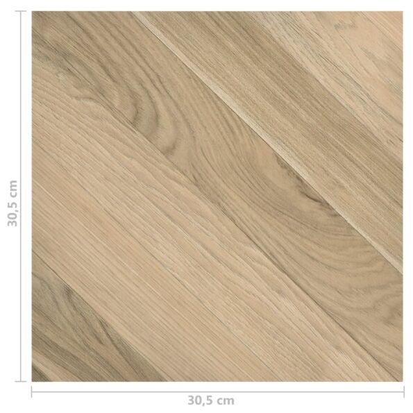 vidaXL Samolepiace podlahové dosky 20 ks PVC 1,86 m² hnedé pruhy – Obrázok 11