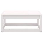 vidaXL 4-dielna záhradná sedacia súprava biela masívna borovica – Obrázok 9