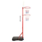 vidaXL Prenosná nastaviteľná basketbalová súprava 200-236 cm – Obrázok 4