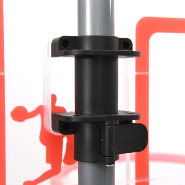 vidaXL Detská basketbalová súprava do dverí nastaviteľná – Obrázok 7