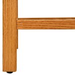 vidaXL Regál na topánky s 2 policami 100x27x40 cm, dubový masív – Obrázok 4