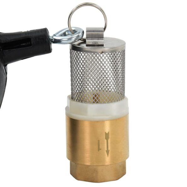 vidaXL Odsávacia hadica s mosadznými spojkami, čierna 1,1" 15 m, PVC – Obrázok 7