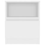 vidaXL Nočný stolík, biely 40x40x50 cm, kompozitné drevo – Obrázok 4