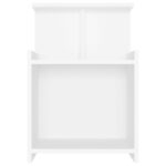 vidaXL Nočné stolíky 2 ks, biele 40x35x60 cm, kompozitné drevo – Obrázok 6