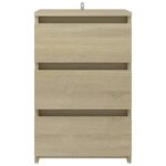vidaXL Nočné stolíky 2 ks, dub sonoma 40x35x62,5 cm, kompozitné drevo – Obrázok 6