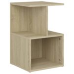 vidaXL Nočný stolík, dub sonoma 35x35x55 cm, kompozitné drevo – Obrázok 2