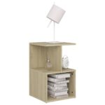vidaXL Nočný stolík, dub sonoma 35x35x55 cm, kompozitné drevo – Obrázok 3