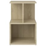 vidaXL Nočný stolík, dub sonoma 35x35x55 cm, kompozitné drevo – Obrázok 4