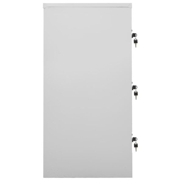 VXL8720286566527_g_en_hd_3.jpg vidaXL Uzamykacia skriňa bledosivá a zelená 90x45x92,5 cm oceľová – Obrázok 4