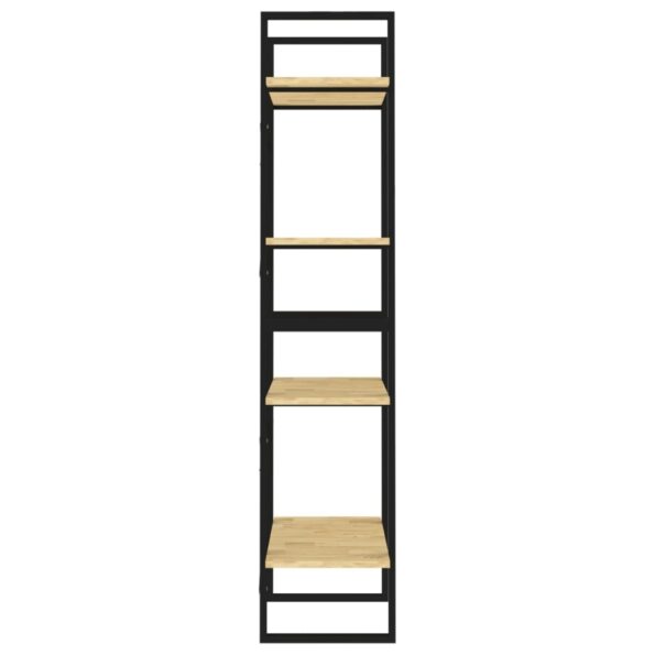 vidaXL Knižnica so 4 policami 60x30x140 cm, borovicový masív – Obrázok 7