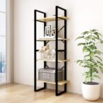 vidaXL Knižnica so 4 policami 60x30x140 cm, borovicový masív