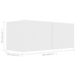 vidaXL 2-dielna súprava TV skriniek biela drevotrieska – Obrázok 6