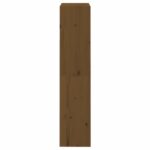 vidaXL Knižnica/deliaca stena medová 60x30x135,5 cm masívna borovica – Obrázok 6