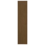 vidaXL Knižnica/deliaca stena medovo-hnedá 100x30x135,5 cm masívna borovica – Obrázok 7