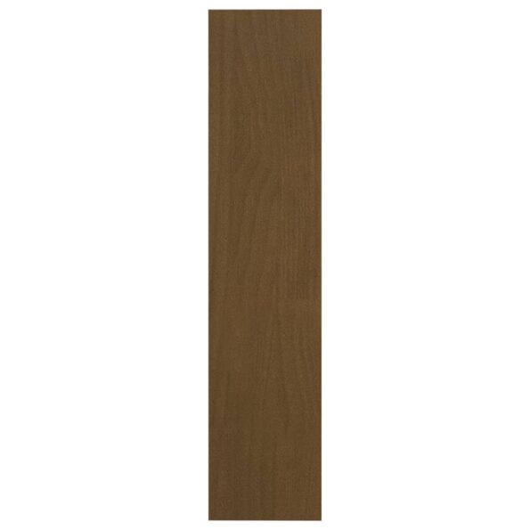vidaXL Knižnica/deliaca stena medovo-hnedá 100x30x135,5 cm masívna borovica – Obrázok 7