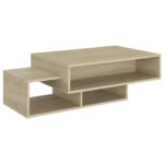 vidaXL Konferenčný stolík, dub sonoma 105x55x32 cm, kompozitné drevo – Obrázok 2