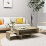 vidaXL Konferenčný stolík, dub sonoma 105x55x32 cm, kompozitné drevo
