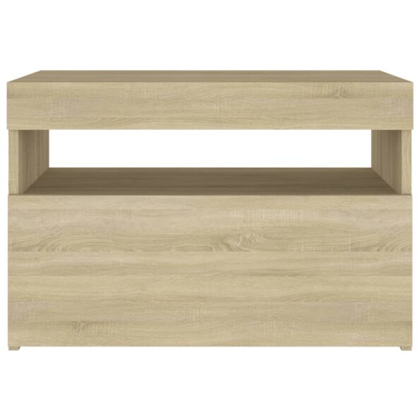 VXL8720286640623_g_en_hd_8.jpg vidaXL Nočný stolík a LED svetlá dub sonoma 60x35x40 cm – Obrázok 10
