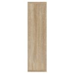 vidaXL Zrkadlová skrinka s LED dub sonoma 76x15x55 cm – Obrázok 8