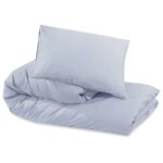 vidaXL Súprava obliečok na paplón sivá 200x200 cm ľahké mikrovlákno – Obrázok 6