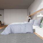 vidaXL Súprava obliečok sivá 200x220 cm ľahké mikrovlákno – Obrázok 4