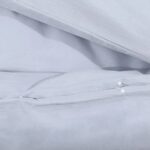 vidaXL Súprava obliečok sivá 200x220 cm ľahké mikrovlákno – Obrázok 8