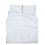 vidaXL Súprava obliečok biela 220x240 cm ľahké mikrovlákno – Obrázok 2