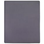 vidaXL Plachty Jersey antracitové 2 ks 140x200 cm bavlna – Obrázok 2