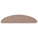 vidaXL Samolepiace nášľapy na schody 15 ks 65x22,5x3,5 cm béžové – Obrázok 4