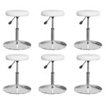 vidaXL Jedálenské stoličky 6 ks biele umelá koža