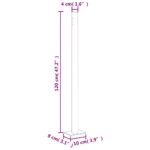 vidaXL Zaťahovacia bočná markíza čierna 200x600 cm – Obrázok 9