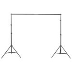 vidaXL Súprava štúdiového osvetlenia s pozadím a dáždnikmi – Obrázok 4