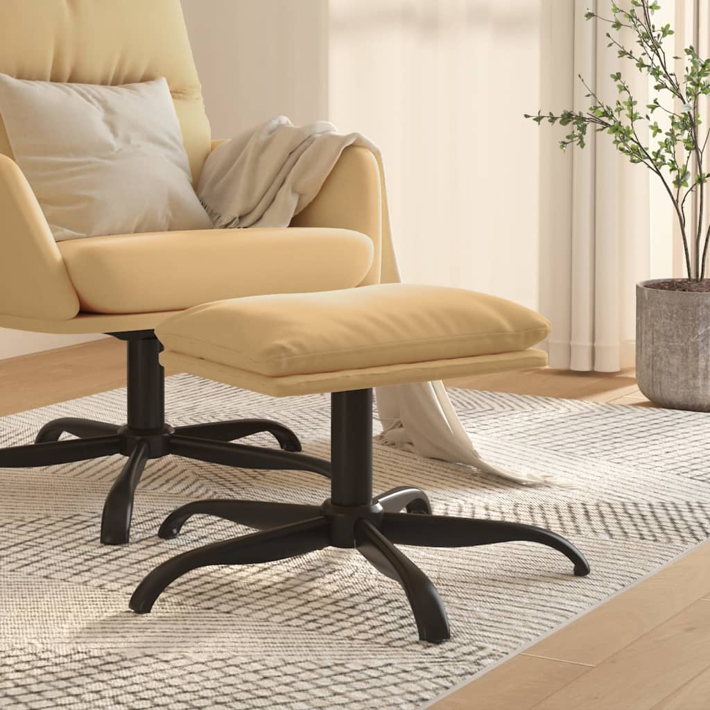 VXL8720286825693_m_en_hd_1.jpg vidaXL Podnožka krémová 60x60x36 cm látka z mikrovlákna – Obrázok 1