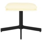 vidaXL Podnožka krémová 60x60x36 cm umelá koža – Obrázok 3