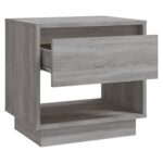 vidaXL Nočné stolíky 2 ks, sivá sonoma 45x34x44 cm, kompozitné drevo – Obrázok 6