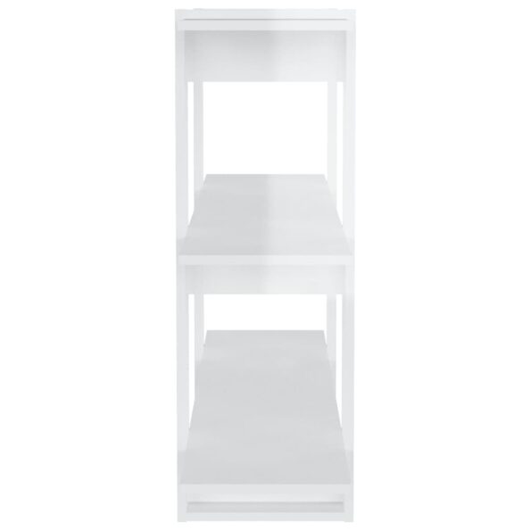 VXL8720286842652_g_en_hd_4.jpg vidaXL Knižnica/deliaca stena lesklá biela 100x30x87 cm – Obrázok 6