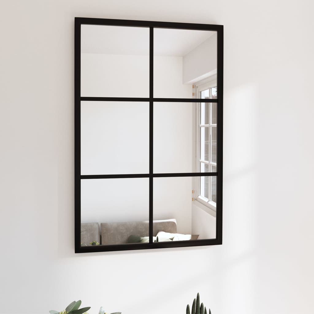 VXL8720286854426_m_en_hd_1.jpg vidaXL Nástenné zrkadlo, čierne 60x40 cm kov – Obrázok 1