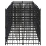 vidaXL Vonkajší koterec pre psov oceľový 16,59 m² – Obrázok 3