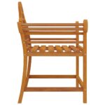 vidaXL Záhradné stoličky 2 ks 91x62x94 cm tíkové masívne drevo – Obrázok 5