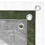 vidaXL Plachta 180 g/m² 3x3 m zelená HDPE – Obrázok 4