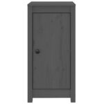 vidaXL Komody 2 ks sivé 40x35x80 cm borovicový masív – Obrázok 5