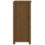 vidaXL Komoda medovo-hnedá 40x35x80 cm masívne borovicové drevo – Obrázok 6