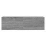 vidaXL Nástenná TV skrinka sivá sonoma 100x30x30 cm spracované drevo – Obrázok 5