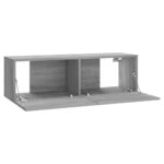 vidaXL Nástenná TV skrinka sivá sonoma 100x30x30 cm spracované drevo – Obrázok 6