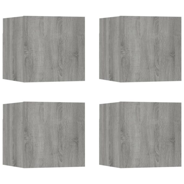 VXL8720286932056_a_en_hd_1.jpg vidaXL Nástenné TV skrinky 4 ks sivé sonoma 30,5x30x30 cm – Obrázok 2
