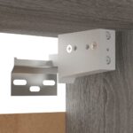 vidaXL Nástenné TV skrinky 4 ks sivé sonoma 30,5x30x30 cm – Obrázok 12