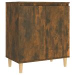 vidaXL Komoda tmavý dub 60x35x70 cm spracované drevo – Obrázok 2