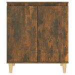 vidaXL Komoda tmavý dub 60x35x70 cm spracované drevo – Obrázok 3