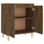 vidaXL Komoda tmavý dub 60x35x70 cm spracované drevo – Obrázok 5