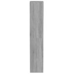 vidaXL Botník sivý dub sonoma 54x34x183 cm spracované drevo – Obrázok 5
